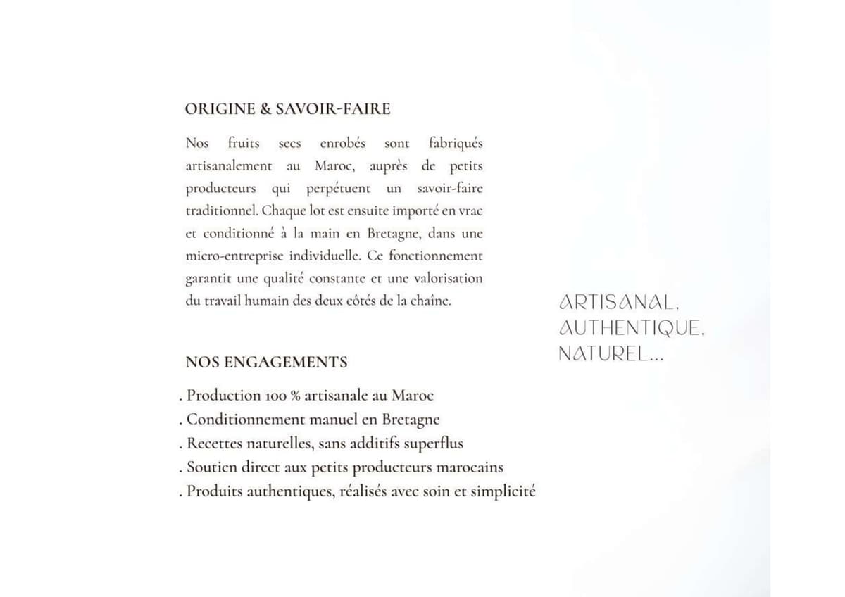 Notre savoir-faire artisanal