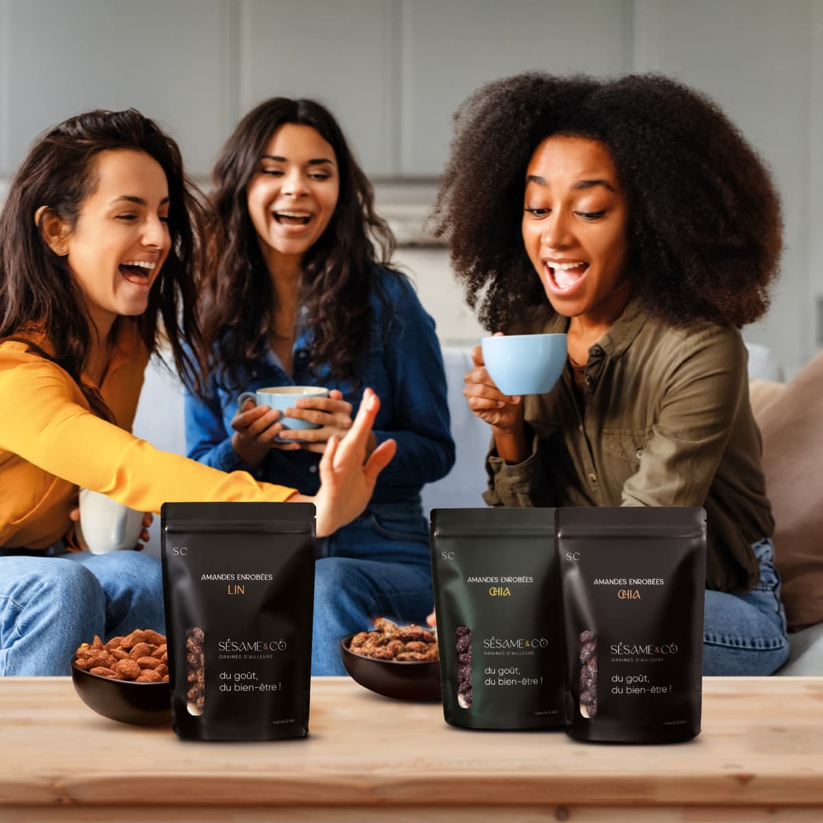 Moments de partage entre amies avec Sésame & Co