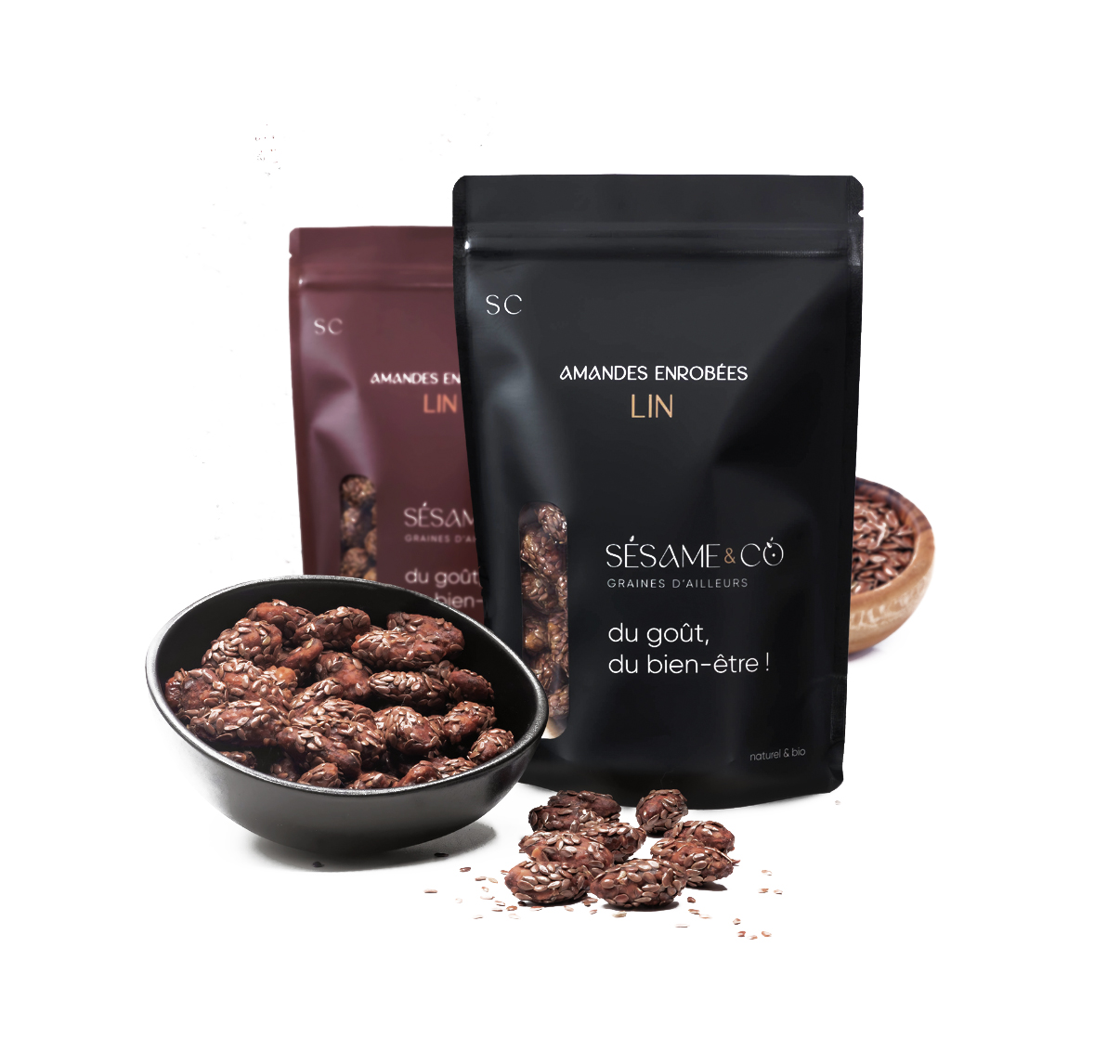 Amandes enrobees Lin