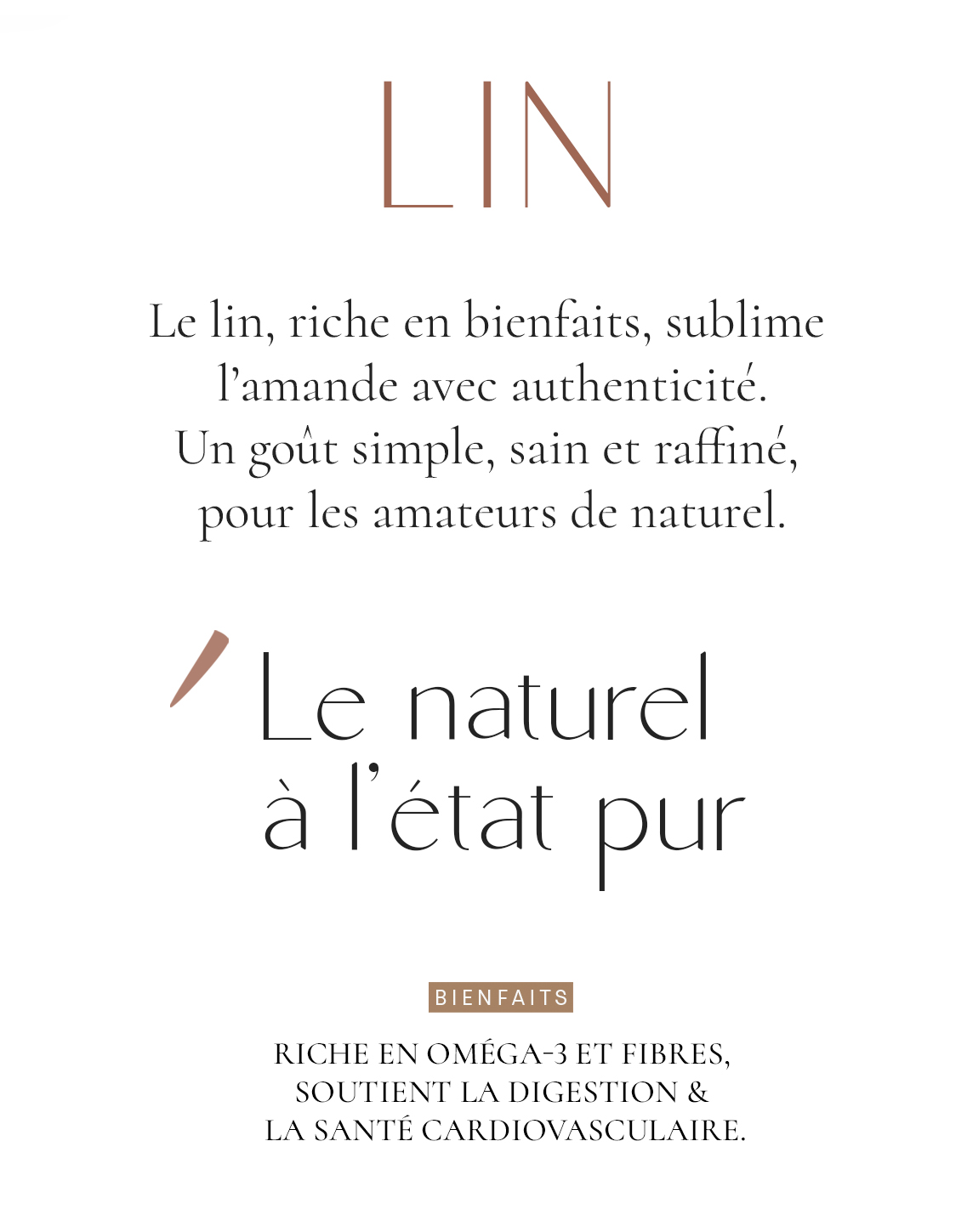 Amandes Lin - detail